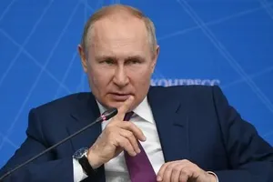 Tổng thống Nga Vladimir Putin. Ảnh: ​​Alexey Maishev/SPUTNIK