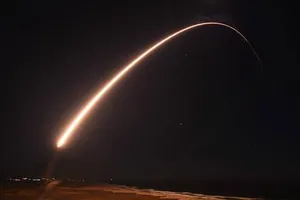 Mỹ thử tên lửa đạn đạo liên lục địa sau nhiều lần trì hoãn. Ảnh: US Space Force