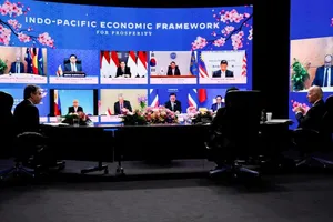 Các nước bắt đầu đàm phán tham gia Khuôn khổ Kinh tế AĐD-TBD (IPEF) trong hai ngày 8 và 9-9. Ảnh: AP