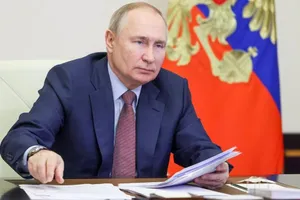 Tổng thống Nga Vladimir Putin. Ảnh: Mikhail Metzel/POOL/TASS