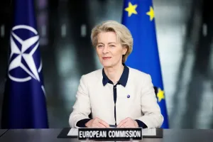 Chủ tịch Ủy ban châu u Ursula von der Leyen. Ảnh: Johanna Geron/REUTERS