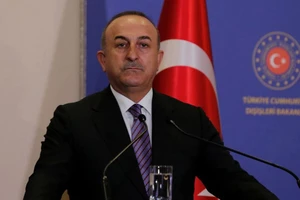 Ngoại trưởng Thổ Nhĩ Kỳ Mevlut Cavusoglu. Ảnh: Dilara Senkaya/REUTERS