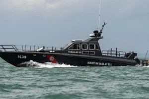 Một con tàu của Cơ quan Thực thi Hàng hải Malaysia. Ảnh: Mohd Rasfan/AFP
