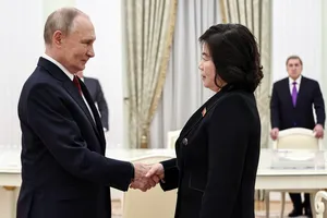 VIDEO: Ông Putin tiếp nữ Bộ trưởng Ngoại giao Triều Tiên