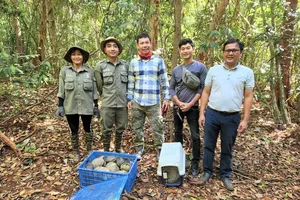 VQG Bù Gia Mập thả 83 cá thể rừng quý hiếm về tự nhiên
