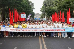 Gần 5.000 người tại TP.HCM tham gia Ngày chạy Olympic 