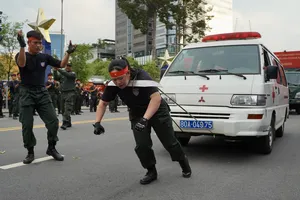 Ấn tượng màn trình diễn của các chiến sĩ Bộ Tư lệnh Cảnh sát cơ động 