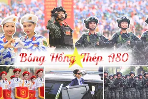  Những 'bóng hồng thép' rạng ngời trong đội hình diễu binh ngày Quốc khánh 2-9 