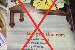 Cần nghiêm cấm hành vi xuyên tạc nội dung sách giáo khoa