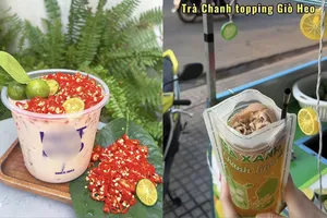 Trà sữa, trà chanh kết hợp hành lá, giò heo: Xin đừng phá hoại cảm xúc ăn uống!
