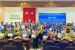Sở Tư pháp TP.HCM tổ chức Hội nghị hưởng ứng ngày Pháp luật Việt Nam