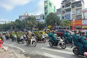 TP.HCM: Công an phường Đông Hưng Thuận ra quân trấn áp tội phạm vì bình yên cho dân