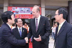 Chủ tịch nước thăm trường Đại học Việt Đức