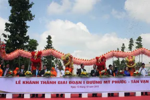 Khánh thành một phần tuyến đường 4.300 tỉ