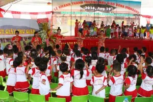 Khánh thành trường mẫu giáo miễn phí