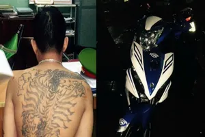 Xăm trổ thiếu tiền, đi trộm xe máy