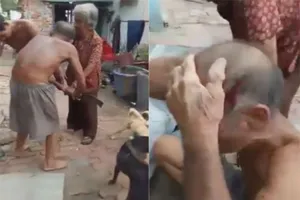 Gã nghiện rượu đánh cha ruột 84 tuổi chấn thương 