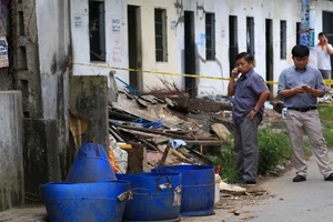 Kinh hãi: Một phần thi thể nạn nhân trong thùng rác