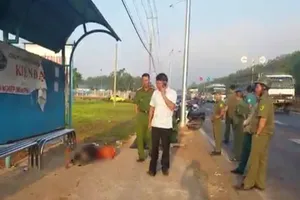 Một người chết tại trạm xe buýt ở Đồng Nai