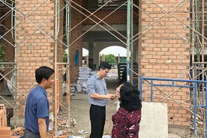 Một trường học xây dựng không phép ở Đồng Nai