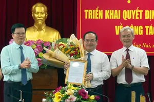 Phó ban Tổ chức trung ương làm Phó Bí thư Tỉnh uỷ Đồng Nai