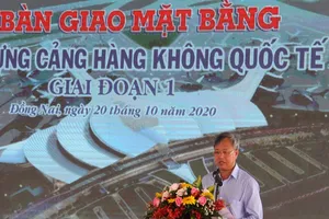 Đồng Nai bàn giao đất xây dựng sân bay Long Thành giai đoạn 1