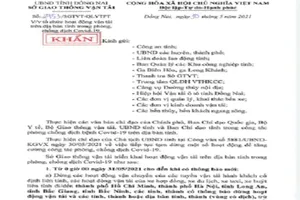 Đồng Nai cho dừng xe khách đến TP.HCM và các tỉnh có dịch