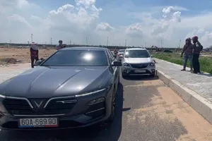 Đường trong khu tái định cư sân bay Long Thành quá hẹp