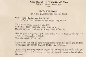 Các bên vụ thầy giáo xin nghỉ việc vì 'môi trường phi giáo dục' lên tiếng