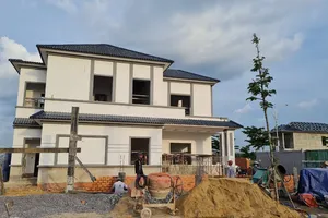 Biệt thư, nhà phố nở rộ trong khu tái định cư sân bay Long Thành 