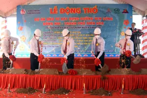 Khởi công xây dựng đường ven sông Đồng Nai hơn 1.300 tỉ