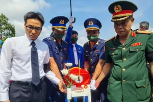 Xúc động lễ truy điệu và an táng 28 hài cốt liệt sĩ đặc công Rừng Sác