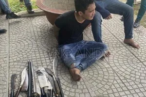 Bắt giang hồ Minh Xăm cùng đàn em ở Đồng Nai