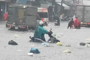 Đồng Nai: Phát sinh 5 điểm ngập ở TP Biên Hòa