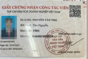Truy tố 2 người có giấy chứng nhận phóng viên về tội cưỡng đoạt tài sản