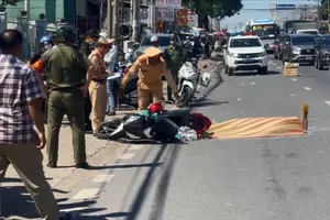 1 phụ nữ chết thảm sau va chạm với xe ben trên quốc lộ