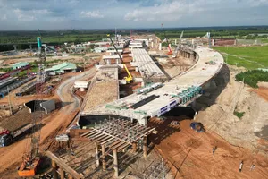 Hình hài 2 tuyến đường cửa ngõ vào sân bay Long Thành