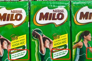 Vụ bao bì sữa Milo có tên Viện Dinh dưỡng: Đồng Nai sẽ kiểm tra đột xuất
