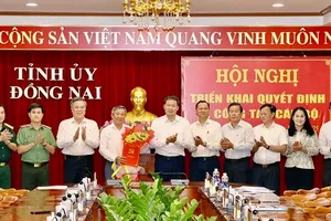 Ông Hồ Thanh Sơn, Phó Bí thư Thường trực Tỉnh ủy Đồng Nai nghỉ hưu 