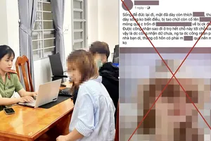 Công an xử phạt cô gái vì xúc phạm người khác trên Facebook