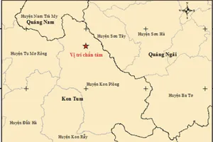 Động đất 3,5 độ richter ở Kon Tum trước khi bão số 4 đổ bộ vào 