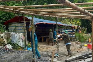 Công an tỉnh Đắk Nông thông tin việc khai thác vàng trái phép