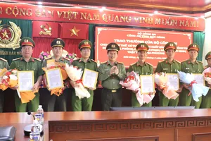 Bộ Công an khen thưởng công tác đấu tranh, phòng chống tội phạm ở Đắk Nông