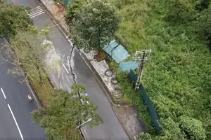 Sụt lún nghiêm trọng đoạn đường Hồ Chí Minh qua tỉnh Đắk Nông