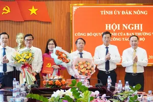  Đắk Nông điều động, phân công, bổ nhiệm nhiều cán bộ chủ chốt