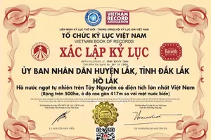 Thu hồi kỷ lục hồ Lắk ở Đắk Lắk là hồ nước ngọt lớn nhất Việt Nam