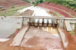 Vẫn chưa tìm ra nguyên nhân sụt trượt đập thủy lợi ở Đắk Nông