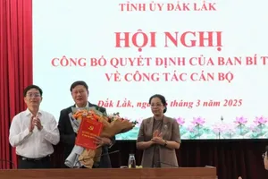 Ban Bí thư chuẩn y nhân sự ở Đắk Lắk