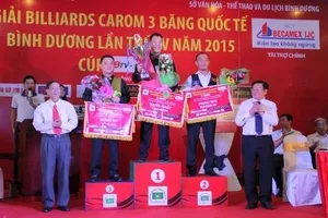 Giải Billiards Carom 3 băng Quốc tế Bình Dương: Xem đỉnh cao nghệ thuật