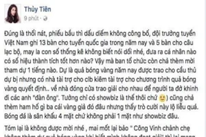 Thủy Tiên bức xúc vì BTC 'quên' mời Công Vinh